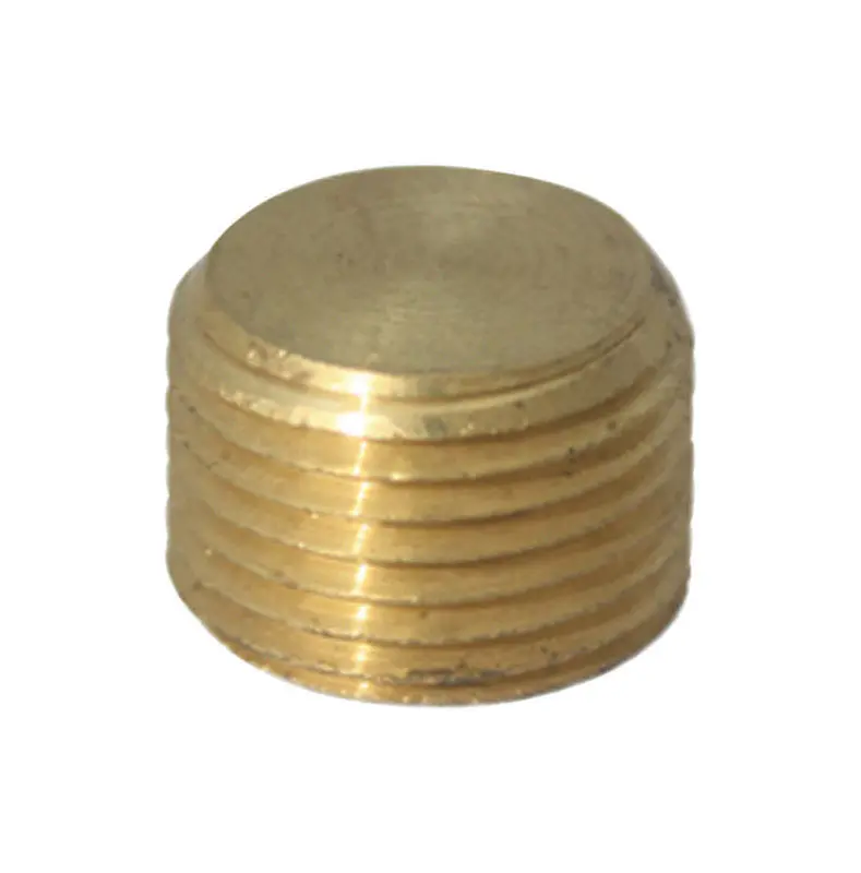 JMF COMPANY Counter Sunk Plug 1/2 MPT T Brass - pack of 2 4505350-XCP2