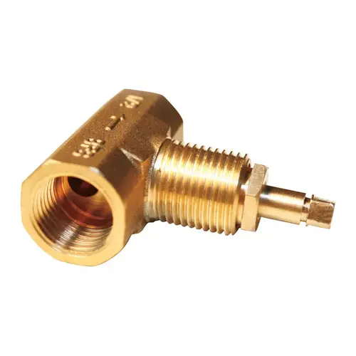 Straight Valve Body 0.5" Brass