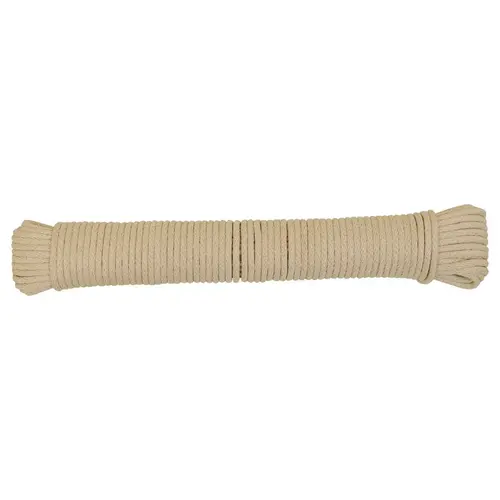 Clothesline, 200 ft L, Cotton, Natural Clothesline, 200 ft L, Cotton, Natural