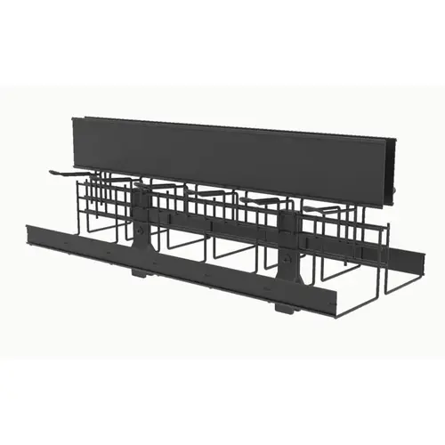 Display Shelf 25" H X 12" W X 6" L Black Core Assortment Metal Black Display Shelf 25" H X 12" W X 6" L Black Core Assortment Metal Black