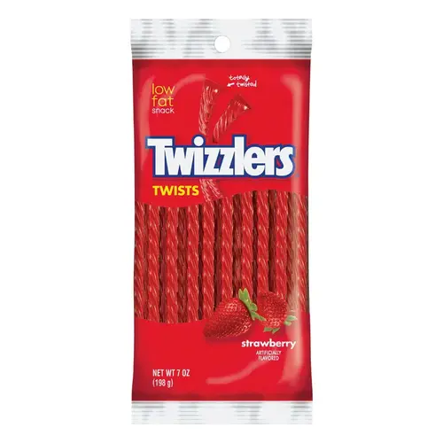Candy Twists Strawberry 7 oz - pack of 12 Candy Twists Strawberry 7 oz - pack of 12