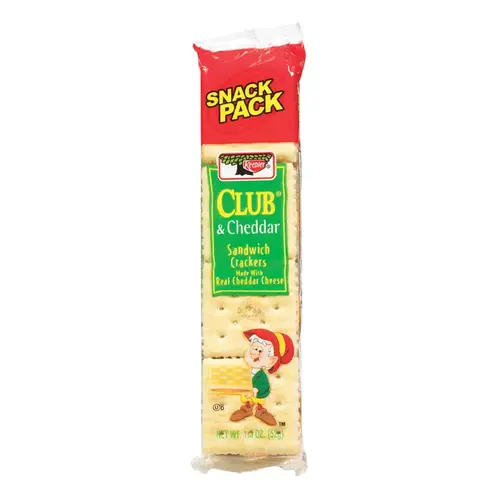 Crackers Club and Cheddar 1.8 oz Pouch - pack of 12