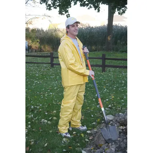 Rain Suit Yellow Vinyl X-Large Yellow Rain Suit Yellow Vinyl X-Large Yellow