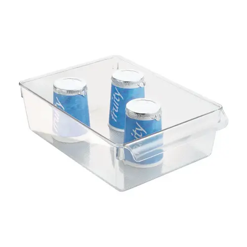 Storage Bin 3.5" H X 8" W X 11.5" D Stackable Clear Storage Bin 3.5" H X 8" W X 11.5" D Stackable Clear