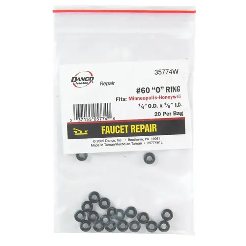 O-Ring 1/4" D X 0.12" D Rubber O-Ring 1/4" D X 0.12" D Rubber