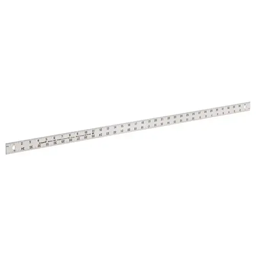 Heavy-Duty Straight Edge, 0 to 36 in, Aluminum, 1 in W Silver Heavy-Duty Straight Edge, 0 to 36 in, Aluminum, 1 in W Silver