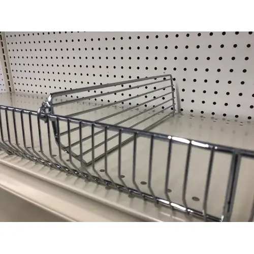 Wire Divider 3" H X 1/2" W X 15" L Chrome Silver Chrome Wire Divider 3" H X 1/2" W X 15" L Chrome Silver Chrome