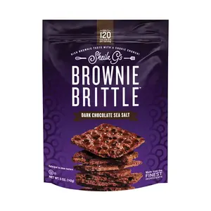 Sheila G's SG1225-XCP12 Brownie Brittle Sheila G's Dark Chocolate/Sea Salt 5 oz Bagged - pack of 12