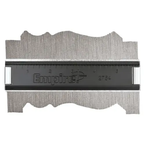Contour Gauge 6-1/8" L X 3-1/4" W 1.88" Black Black Contour Gauge 6-1/8" L X 3-1/4" W 1.88" Black Black