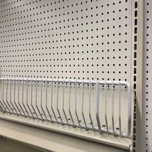 Wire Binning Shelving Unit 3" H X 48" W X 1/2" L Powder Coated Gray Powder Coated Wire Binning Shelving Unit 3" H X 48" W X 1/2" L Powder Coated Gray Powder Coated