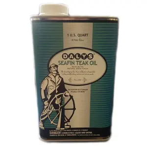 Dalys 15040 Teak Oil Finish SeaFin Amber 1 qt Amber