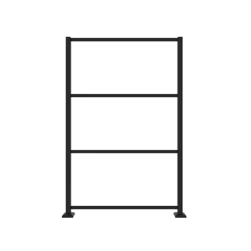 Screen Frame Kit Matte Black Aluminum 5" W X 78.5" L Matte