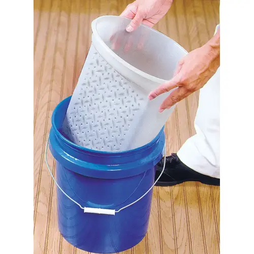 Paint Pail Liner with Roller Grid White 5 gal White Paint Pail Liner with Roller Grid White 5 gal White