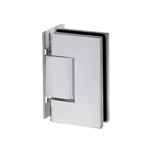 Satin Chrome Anaheim Glass-to-Wall w/Offset Back Plate Shower Door Hinge Satin Chrome Anaheim Glass-to-Wall w/Offset Back Plate Shower Door Hinge