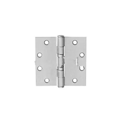 Steel Standard Weight Full Mortise Hinge, Satin Chrome Steel Standard Weight Full Mortise Hinge, Satin Chrome