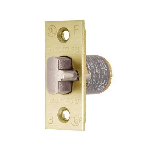 Deadlatch for Entry; Classroom; and Storeroom with 2-3/8" Backset for C2000 Series Bright Brass Finish
