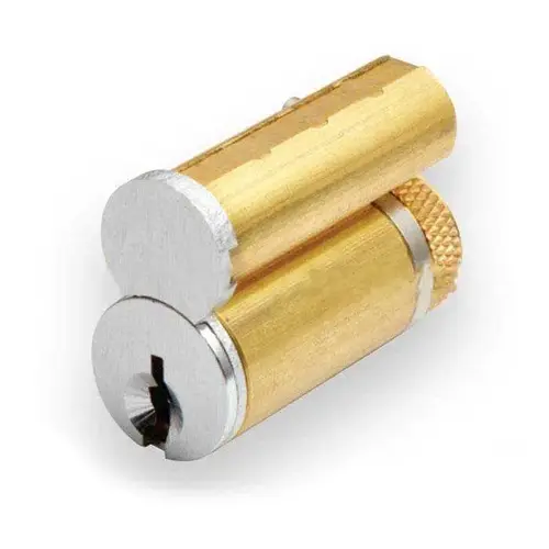 Schlage Large Format IC Core 1 Bitted with Schlage C Keyway Satin Chrome Finish