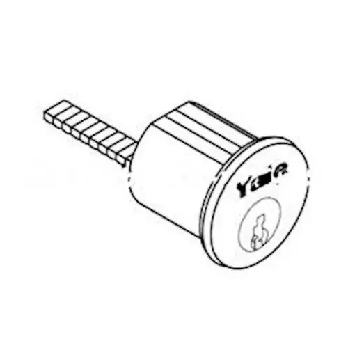 6 Pin Standard Rim Cylinder with SA Keyway US26D (626) Satin Chrome Finish 6 Pin Standard Rim Cylinder with SA Keyway US26D (626) Satin Chrome Finish