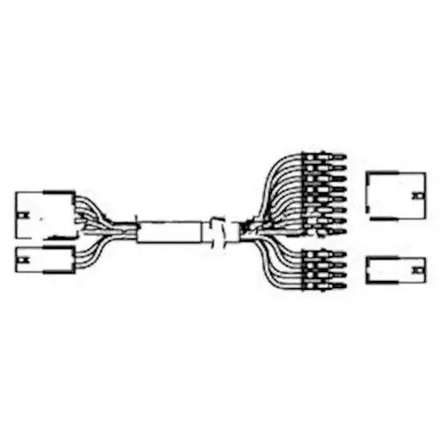 38" Wire Harness with 12 Wires and 8 and 4 Pin Connector # 93995