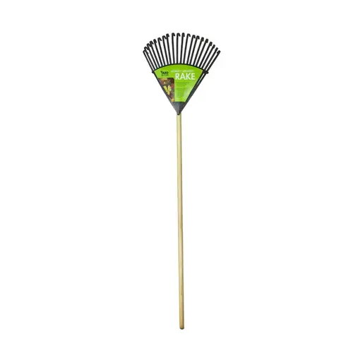 Fan Rake 62" 20 Tine Steel Wood Handle
