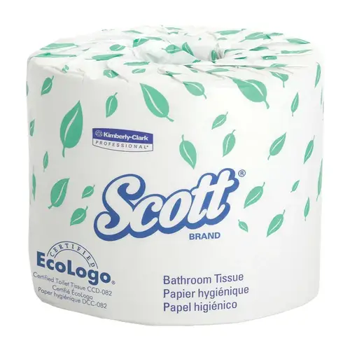 Scott Standard Roll Bathroom Tissue, 2-Ply, 550 Sheets/Roll White