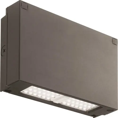Contractor Select 250- Watt Equivalent Integrated LED Bronze Wall Pack Light, 4000K Contractor Select 250- Watt Equivalent Integrated LED Bronze Wall Pack Light, 4000K