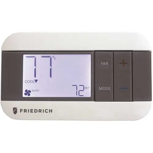 7-Day Programmable Wired Wall Mount Thermostat for Use with Vertical Package Air Conditioners 7-Day Programmable Wired Wall Mount Thermostat for Use with Vertical Package Air Conditioners