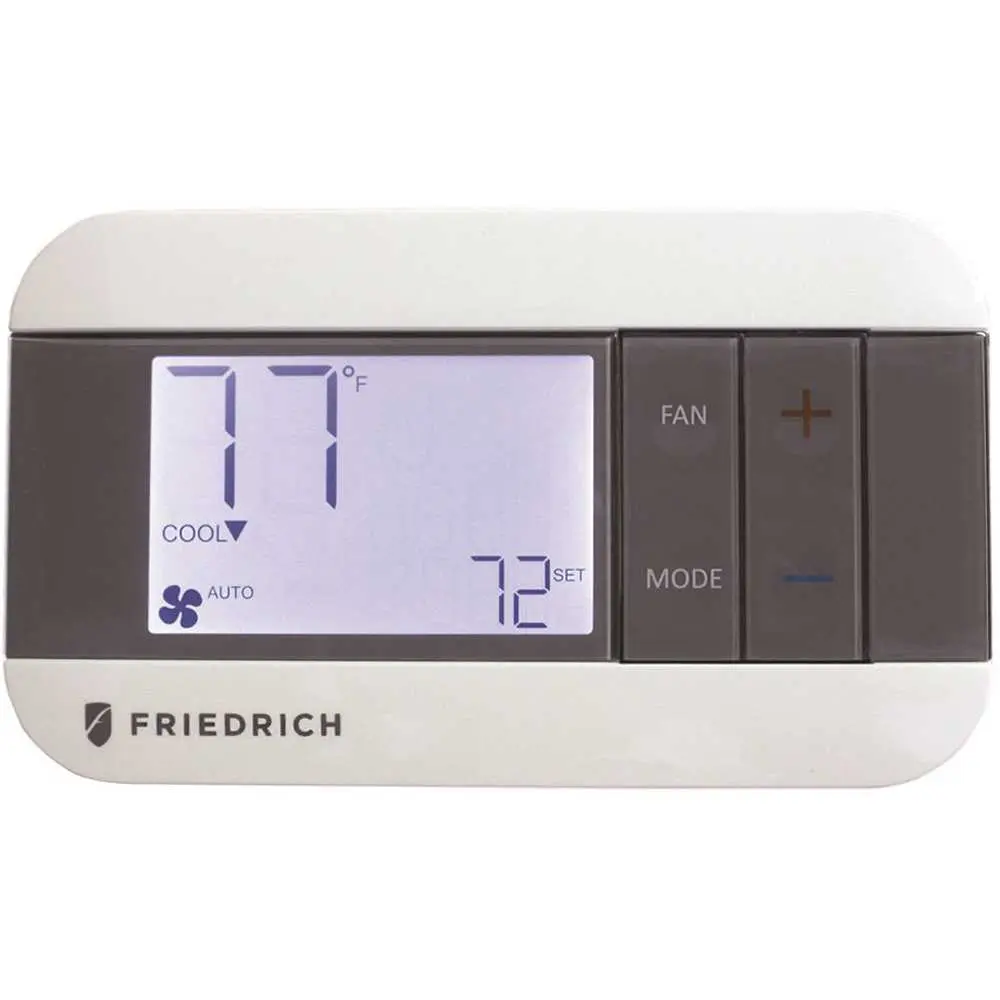FRIEDRICH 7-Day Programmable Wired Wall Mount Thermostat for Use with Vertical Package Air Conditioners RT7P