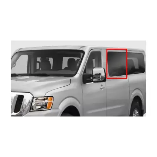 Window For Nissan NV (Full size) 2012 First Driver Side Fixed Glass