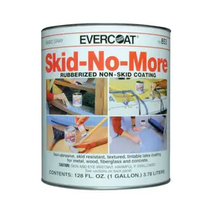 Evercoat 100853 Non-Skid Coating Skid-No-More Gray 1 gal Gray