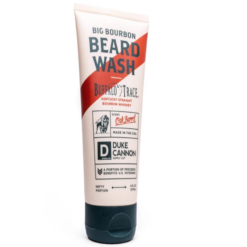 Duke Cannon 02BOURBONBDWASH Beard Wash Big Bourbon Buffalo Trace Scent 6 oz