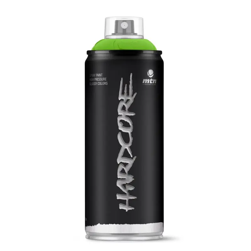 MTN Spray Paint Hardcore Gloss Valley Green 11 oz Valley Green - pack of 6 EX014H6018-XCP6 MTN Spray Paint Hardcore Gloss Valley Green 11 oz Valley Green - pack of 6 EX014H6018-XCP6