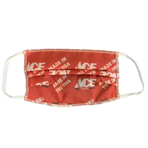 Face Mask Ace Logo Red Red Face Mask Ace Logo Red Red