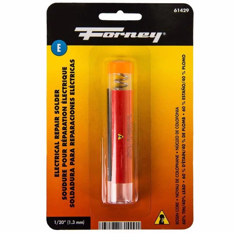 Forney Rosin Core Solder Wire 0.3 oz 1/20 D Tin/Lead 60/40 61429