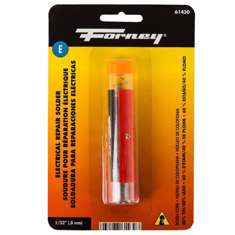 Forney Rosin Core Solder Wire 0.3 oz 1/32 D Tin/Lead 60/40 61430