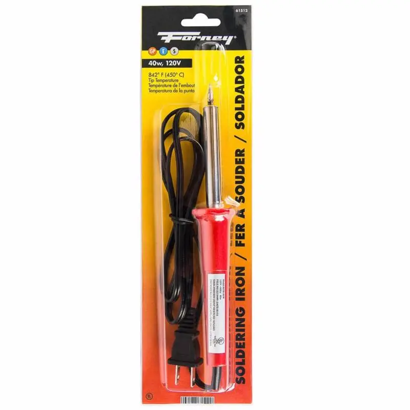 Forney Soldering Iron Corded 40 W 61512 Forney Soldering Iron Corded 40 W 61512