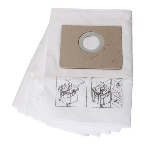 Dry Filter Bags 8.7" L X 2.4" W White