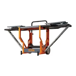 Bora PM-8000 Miter Saw Station Portamate 31" L X 29" W X 34" H Rolling Orange