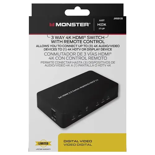 HDMI Switch Just Hook It Up Black HDMI Switch Just Hook It Up Black