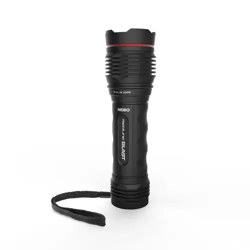Flashlight Redline Blast 1400 lm Black LED AA Battery Black Flashlight Redline Blast 1400 lm Black LED AA Battery Black