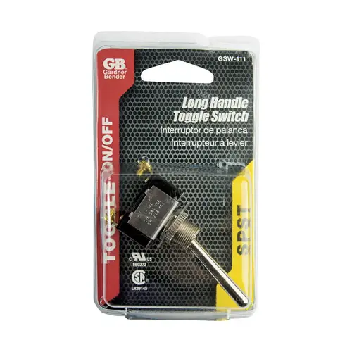 O-Ring Switch Single Pole Toggle Silver Silver