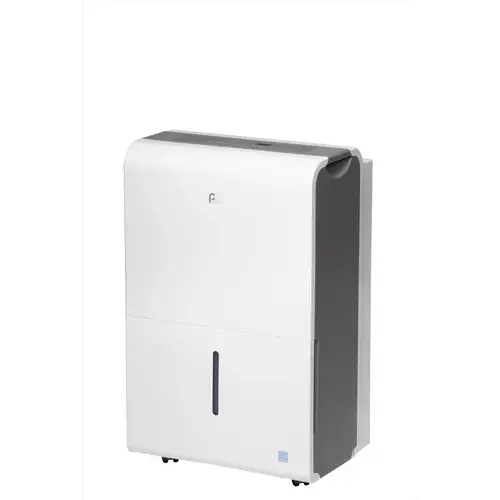 Flat Panel Dehumidifier with Pump 4500 sq ft 50 pt White