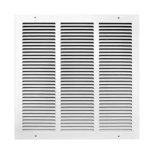 Tru Aire C17016X16 Return Air Grille 16" H X 16" W 1-Way Powder Coat White Steel Powder Coat
