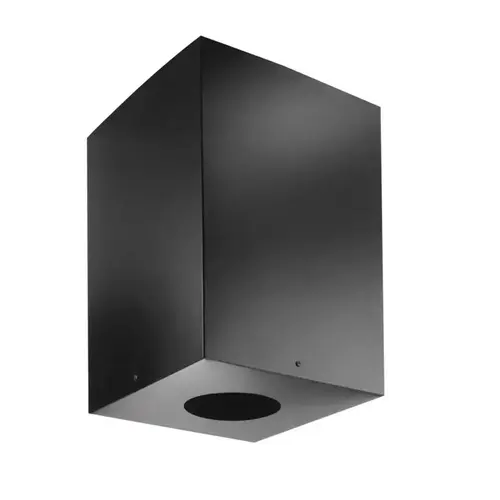 Square Ceiling Support Box DuraPlus 6" Galvanized Steel Black Square Ceiling Support Box DuraPlus 6" Galvanized Steel Black