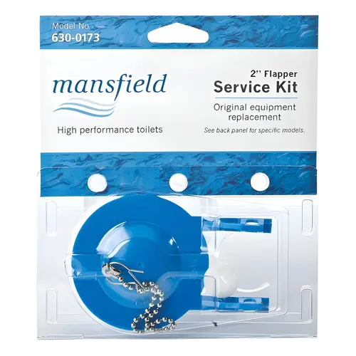 Mansfield 2-in Blue Rubber Flapper