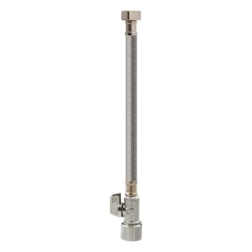 Faucet Supply Line 1/2" Push Fit 12" Stainless Steel Faucet Supply Line 1/2" Push Fit 12" Stainless Steel