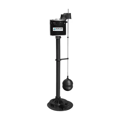 Sump Pump 1/3 HP 3,000 gph Thermoplastic Vertical Float Switch AC Pedestal Sump Pump 1/3 HP 3,000 gph Thermoplastic Vertical Float Switch AC Pedestal
