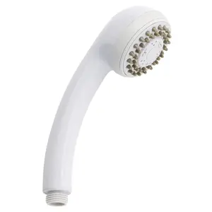 Plumb Pak K720WH Handheld Shower Head, Round, 1.8 gpm, 3-Spray Function, 3 in Dia White