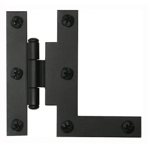 H-L Hinge 1-11/16" W X 3" L Smooth Black Iron Smooth H-L Hinge 1-11/16" W X 3" L Smooth Black Iron Smooth