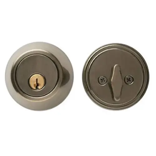 Single Cylinder Deadbolt Antique Brass Brass Antique Brass Single Cylinder Deadbolt Antique Brass Brass Antique Brass